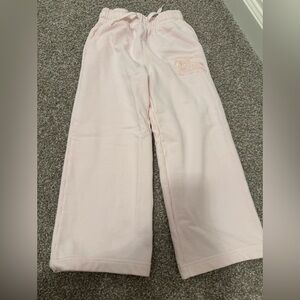 Burberry Light Pink wide legs sweat pants